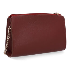Bolsa Tiracolo Couro Vermelha