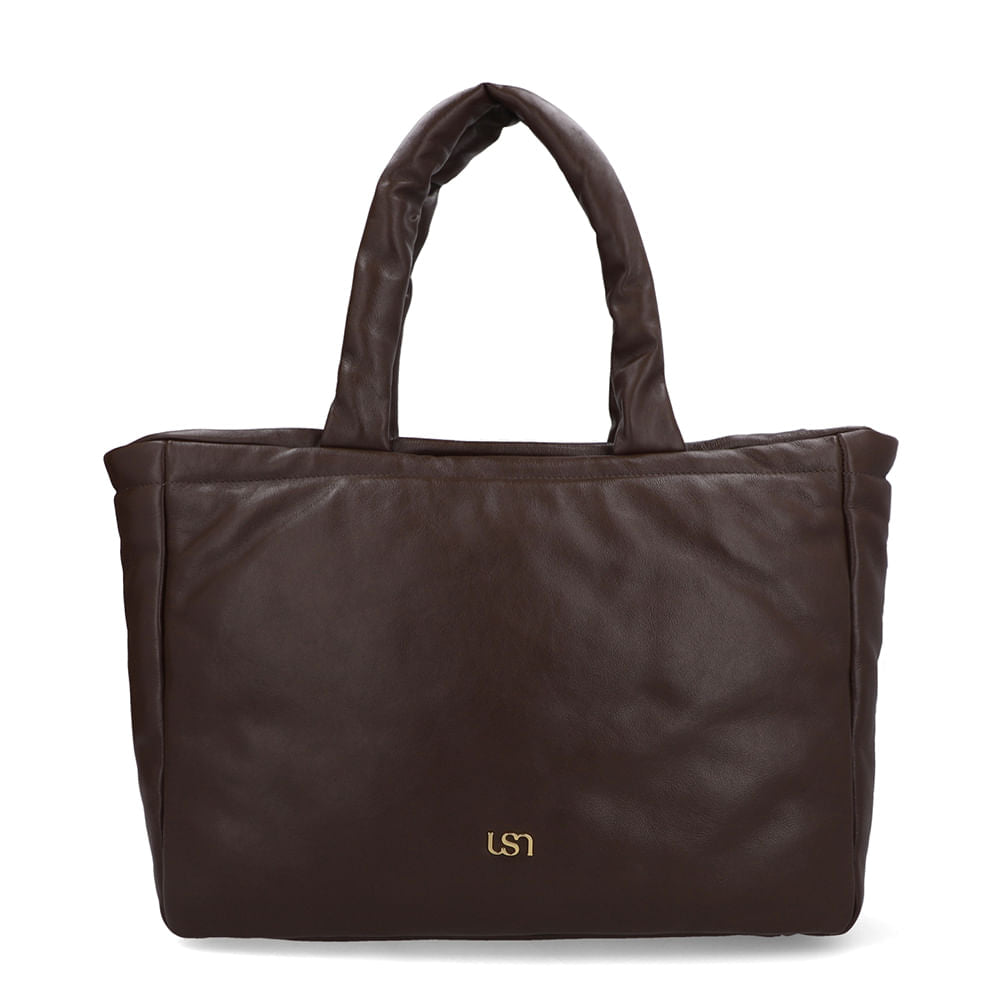 Bolsa Shopper Couro Pinhão