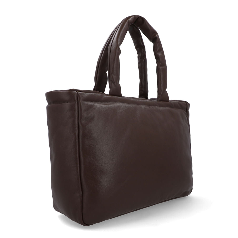 Bolsa Shopper Couro Pinhão