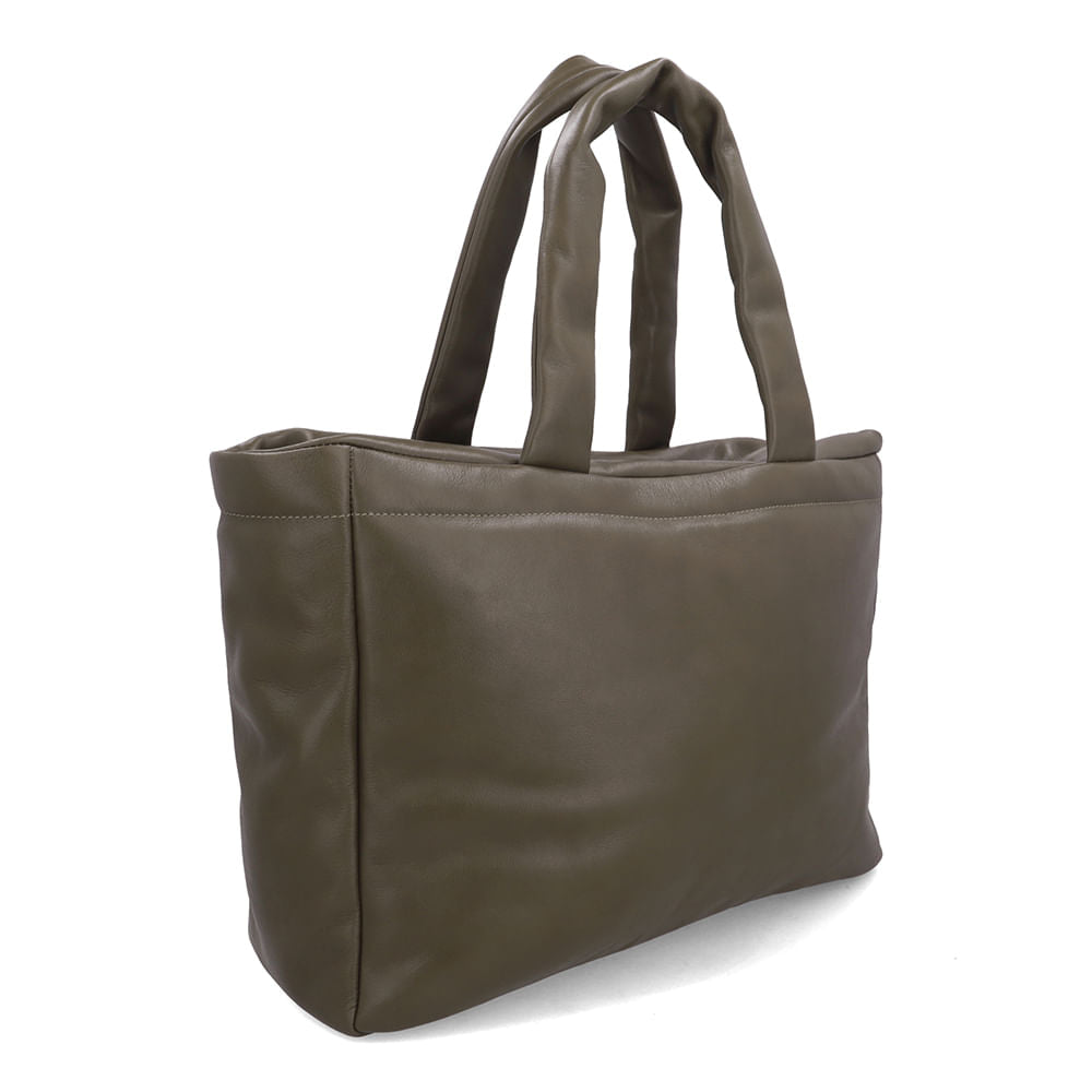 Bolsa Shopper Couro Pinhão
