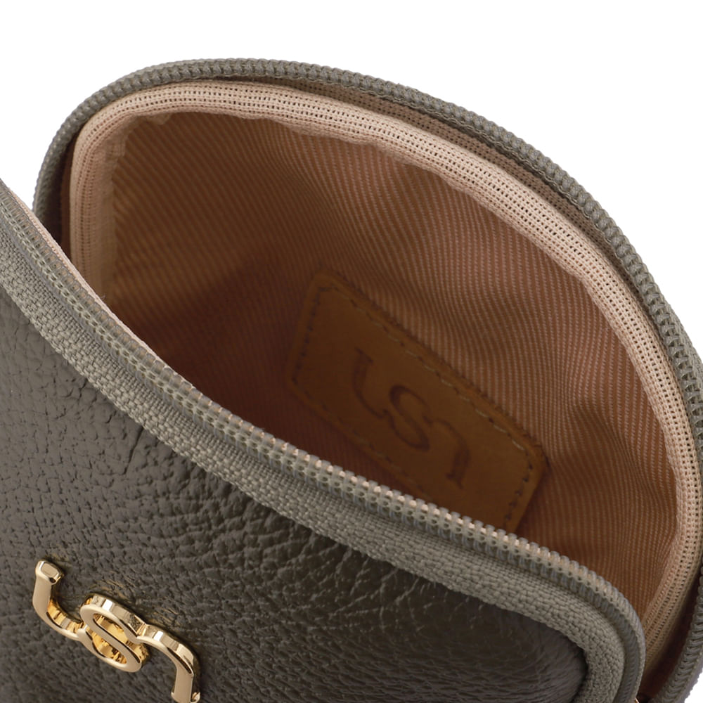 Bolsa Tiracolo Couro Ajuste Alça