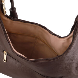 Bolsa Hobo Couro Barbicacho