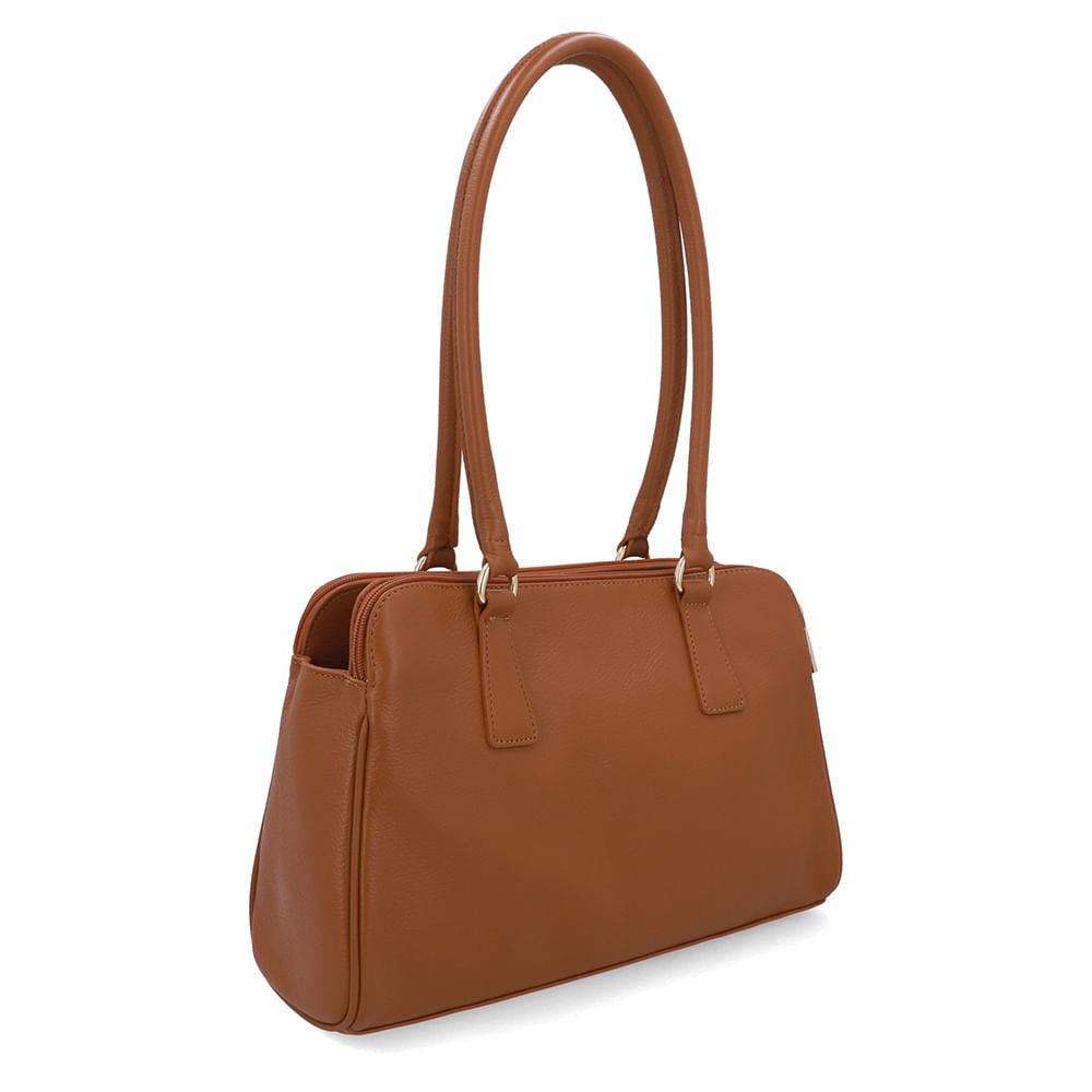 Bolsa Baguete Couro Matelassê