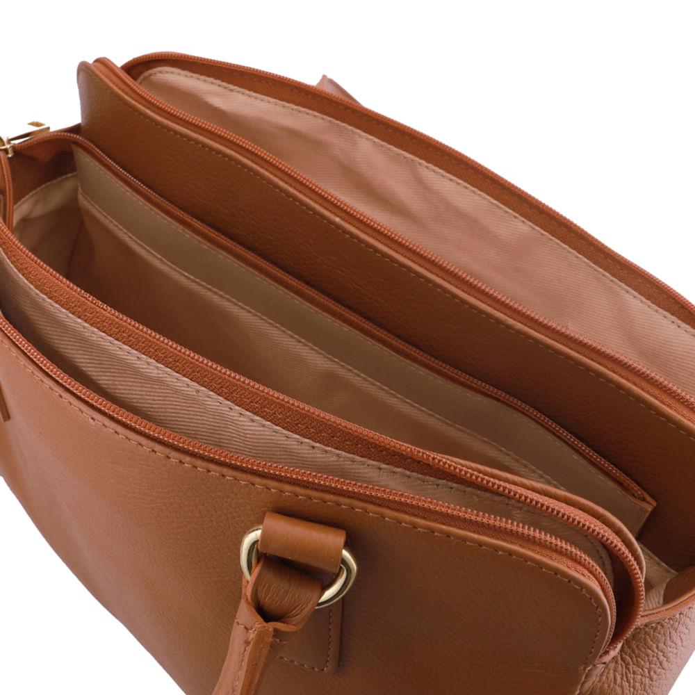 Bolsa Baguete Couro Matelassê