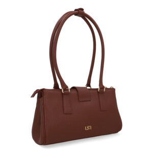 Bolsa Baguete Couro Divisórias