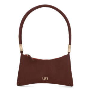 Bolsa Baguete Couro Vermelha