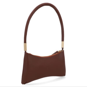 Bolsa Baguete Couro Vermelha