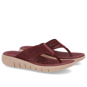 Chinelo Salto Rasteiro Tricot Marfim