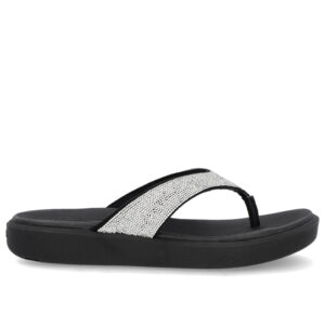 Chinelo Plataforma Couro Brilho