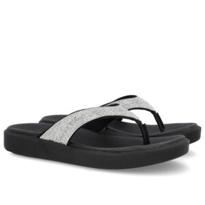 Chinelo Plataforma Couro Brilho