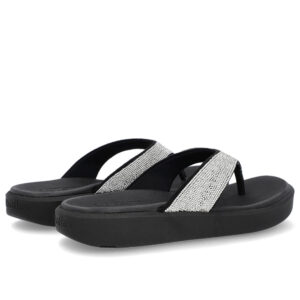 Chinelo Plataforma Couro Brilho