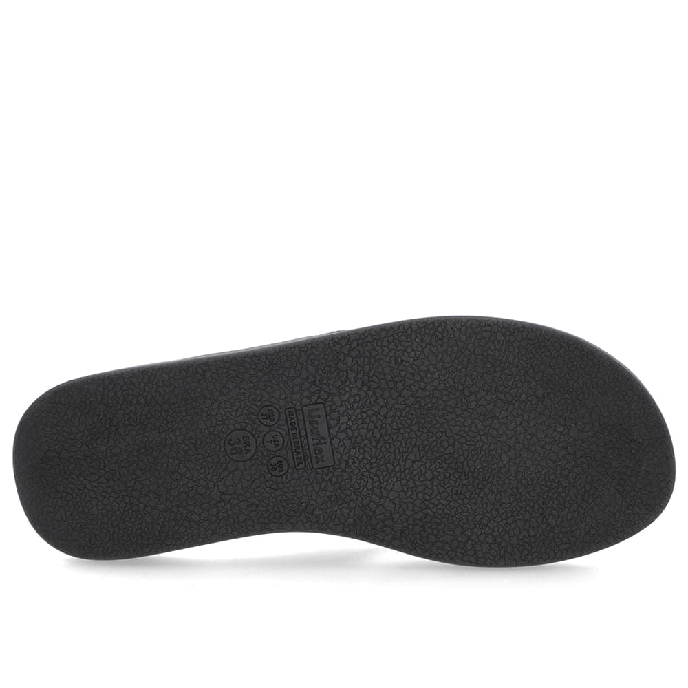 Chinelo Plataforma Couro Brilho
