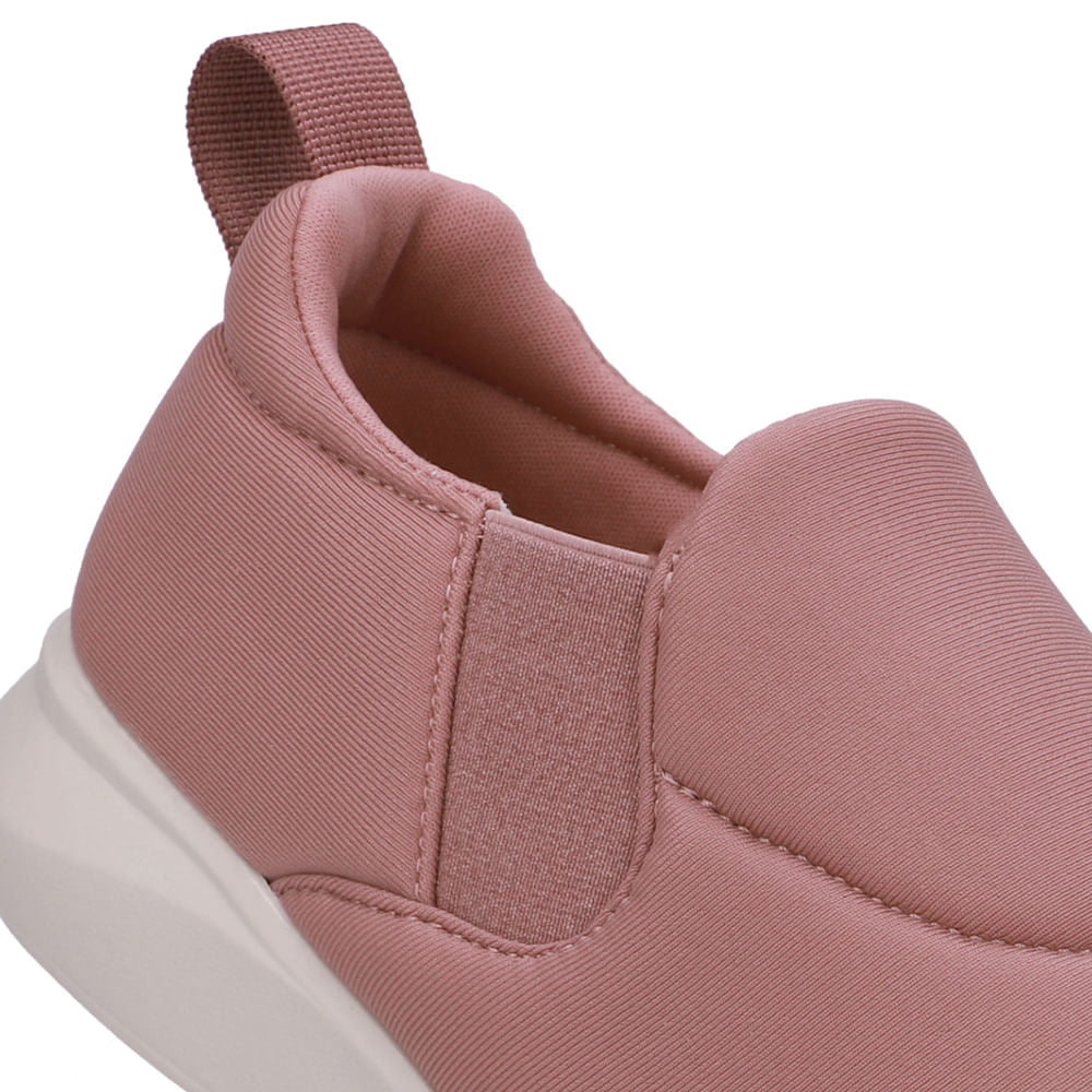 Tênis Slip On Elastano Costura