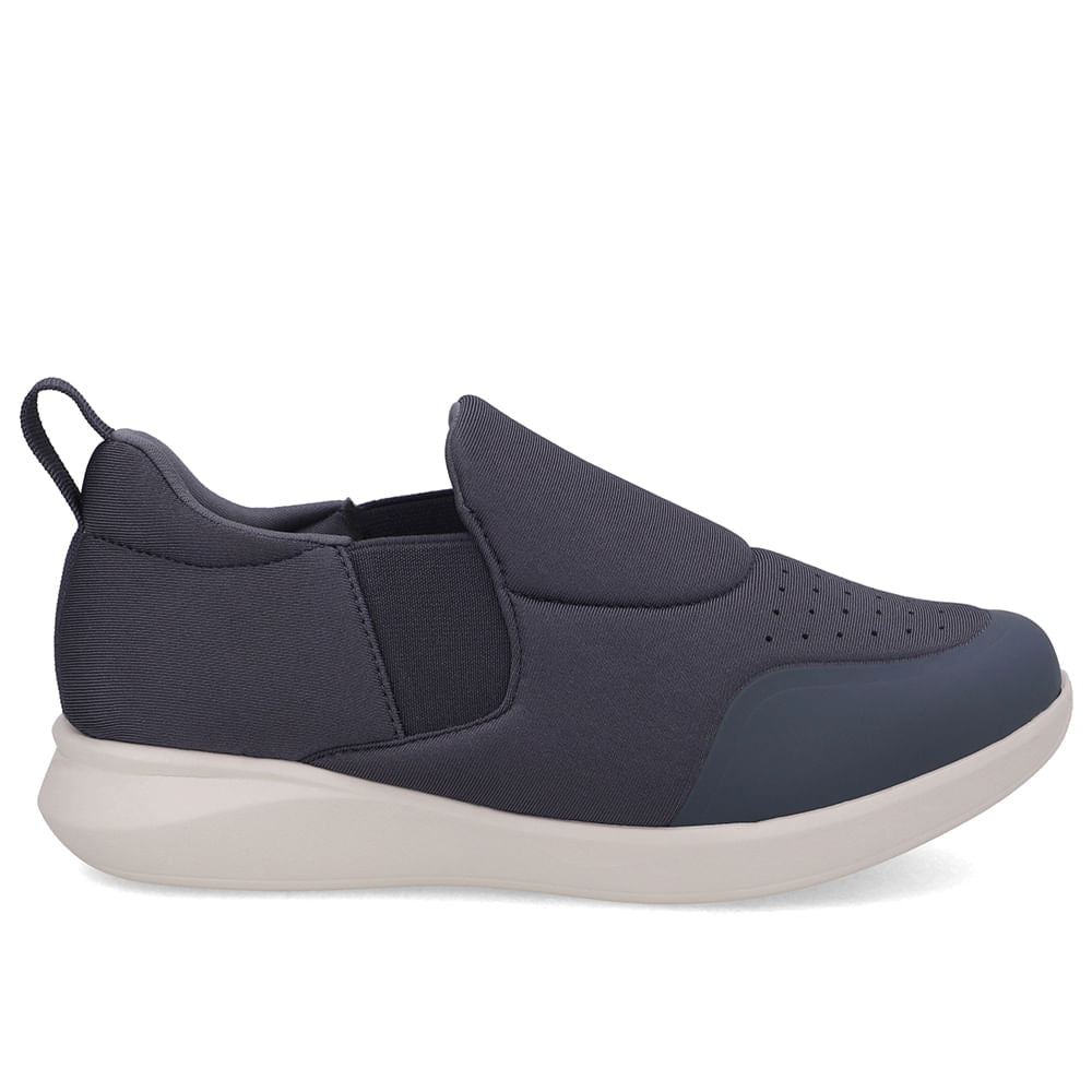 Tênis Slip On Elastano Costura