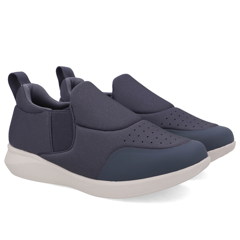 Tênis Slip On Elastano Costura