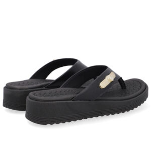 Chinelo Salto Baixo Couro
