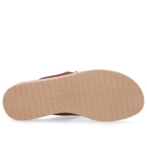 Chinelo Salto Baixo Couro