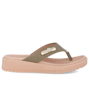 Chinelo Salto Baixo Couro