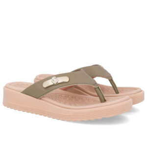 Chinelo Salto Baixo Couro