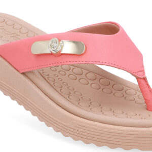 Chinelo Salto Baixo Couro