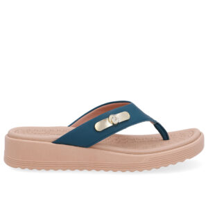 Chinelo Salto Baixo Couro