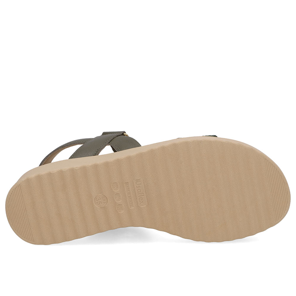 Sandália Salto Plataforma Tricot Elástico