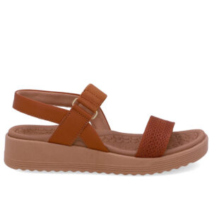 Sandália Salto Plataforma Tricot Elástico