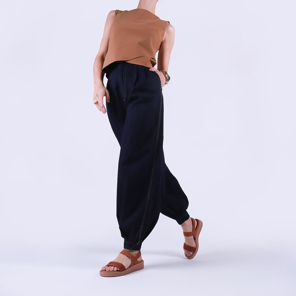 Sandália Salto Plataforma Tricot Elástico