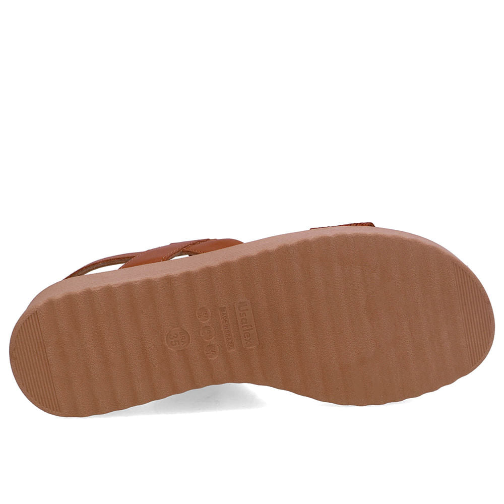 Sandália Salto Plataforma Tricot Elástico