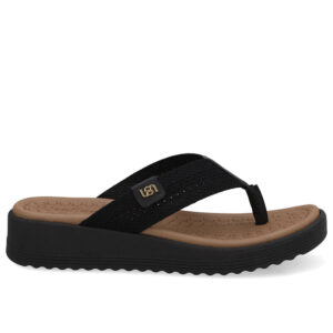 Chinelo Salto Plataforma Tricot