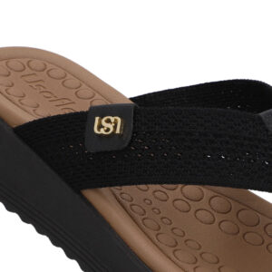 Chinelo Salto Plataforma Tricot