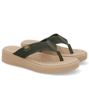 Chinelo Salto Plataforma Tricot