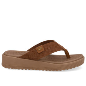 Chinelo Salto Plataforma Tricot