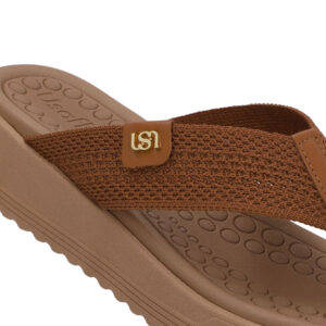 Chinelo Salto Plataforma Tricot