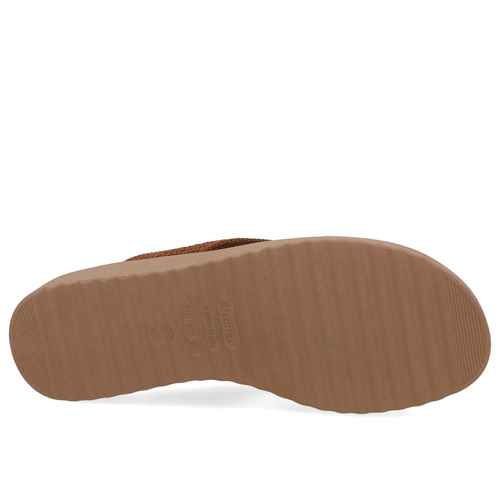 Chinelo Salto Plataforma Tricot