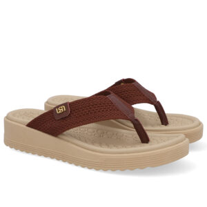 Chinelo Salto Plataforma Tricot