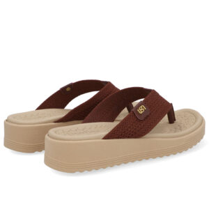 Chinelo Salto Plataforma Tricot