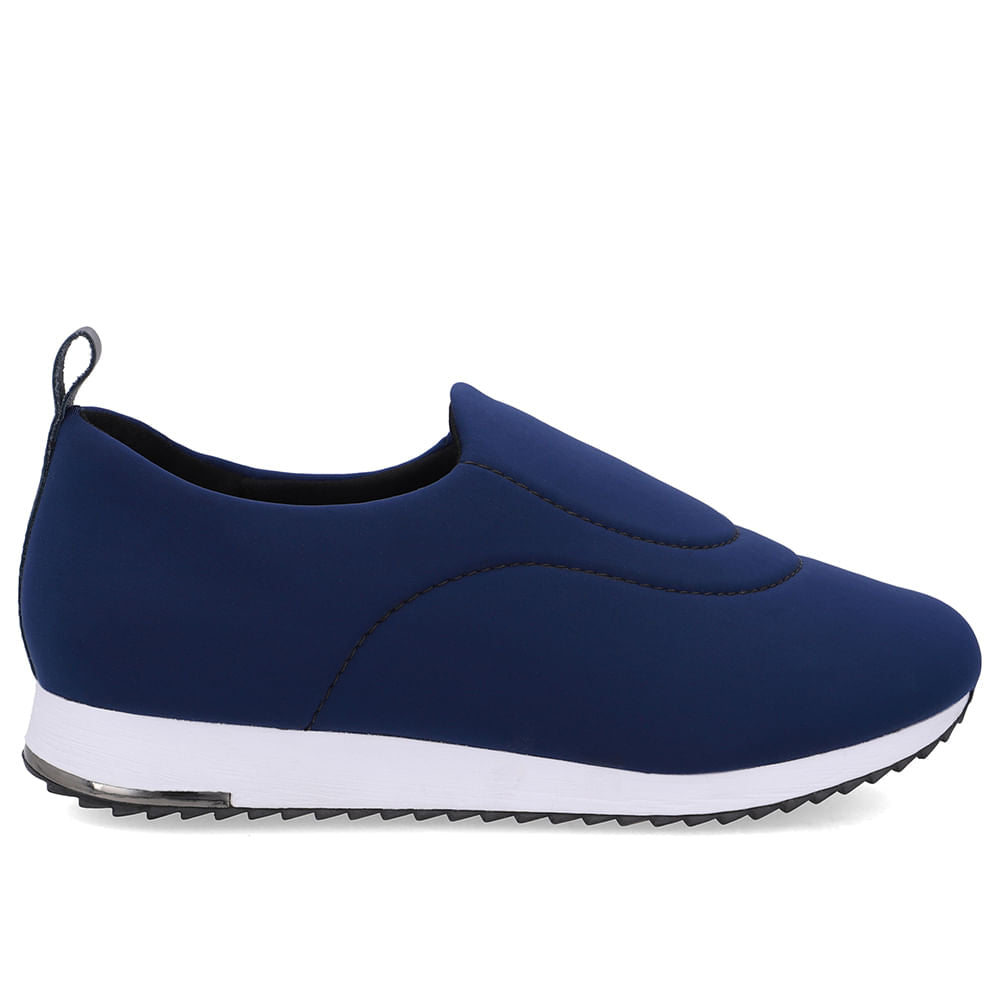Tênis Slip On Elastano Costura