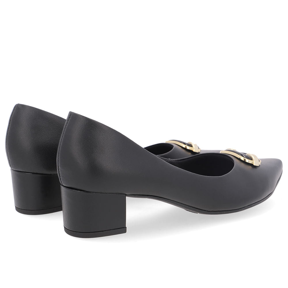 Scarpin Couro Bico Fino