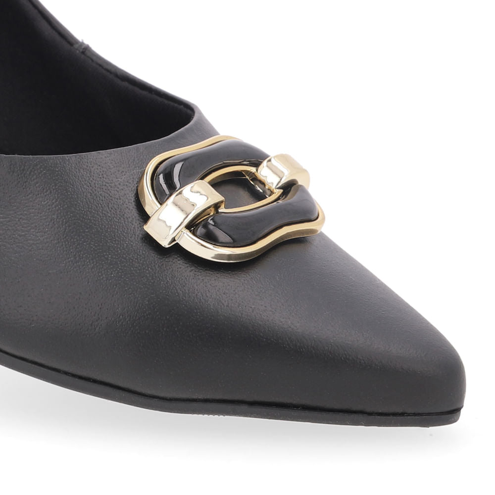 Scarpin Couro Bico Fino