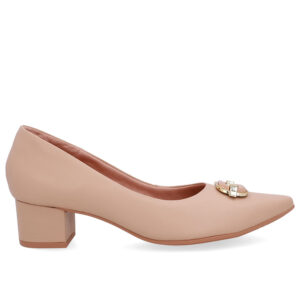 Scarpin Couro Bico Fino