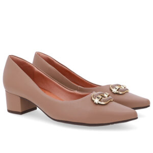 Scarpin Couro Bico Fino