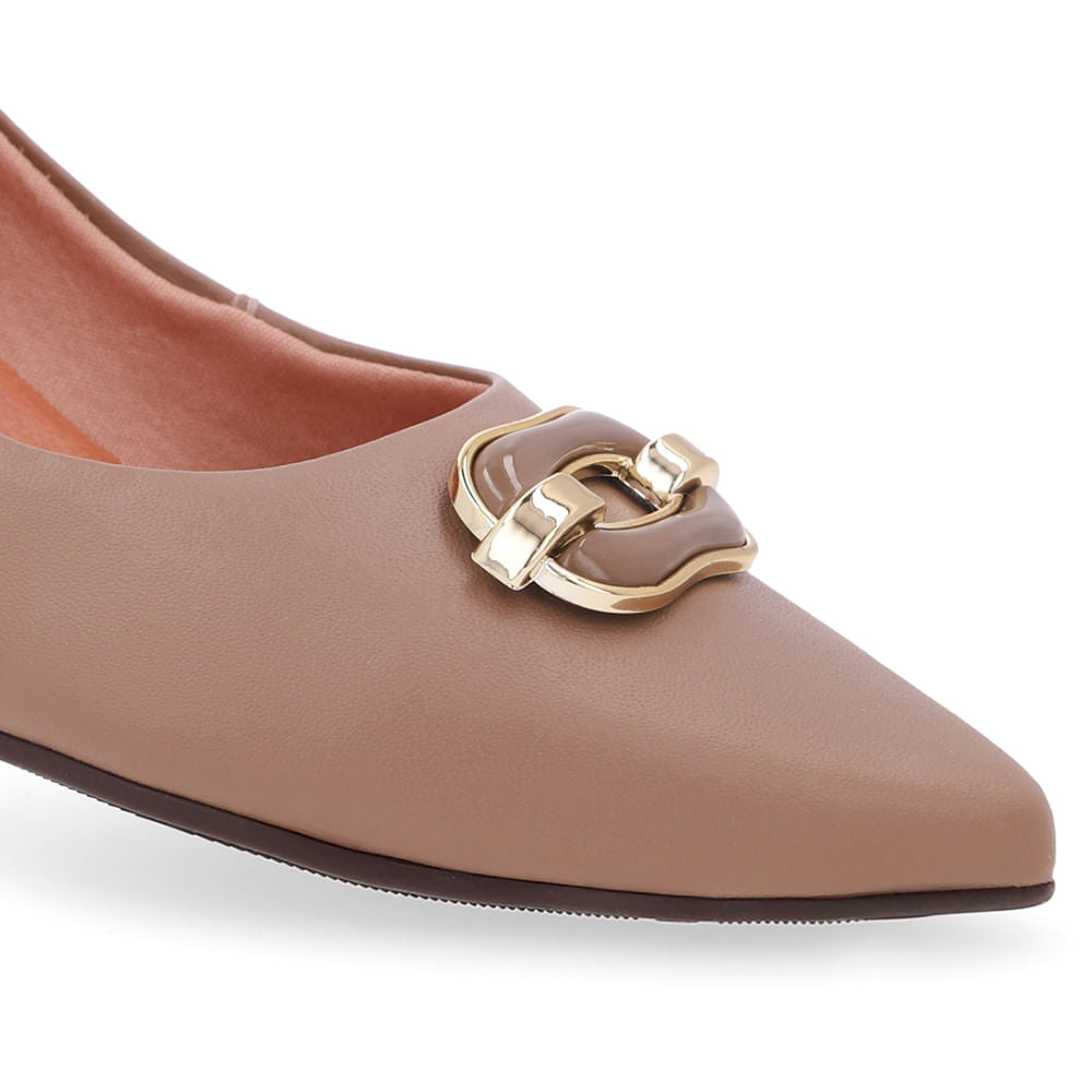 Scarpin Couro Bico Fino