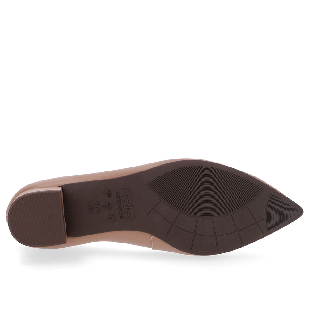 Scarpin Couro Bico Fino