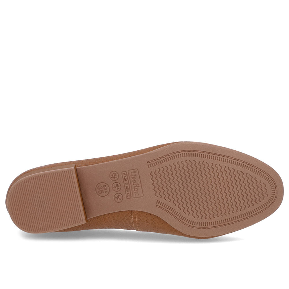 Scarpin Couro Bico Redondo